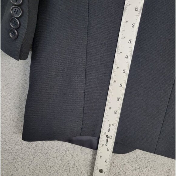HUGO BOSS Men's Size 42L Black 100% Virgin Wool Super 100 Finest Quality Blazer - Picture 8 of 12